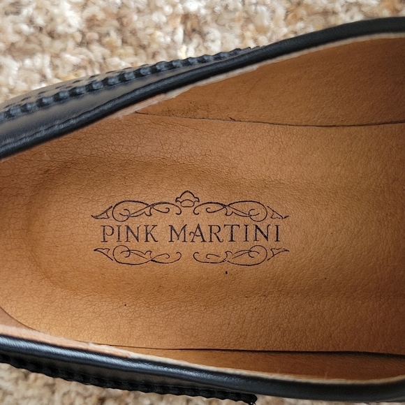 Pink Martini Black Loafers with Buckle Detail - Picture 4 of 4